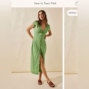 Free People New In Town Midi Dress